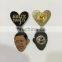 OEM Customer Soft Enamel Black Nickel Paper packing Badge PIN LAPEL PIN