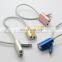 Metal Type C USB C Male to Dual 2 3.5mm Female Splitter Audio Cable