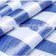 blue white Strip Color waterproof PE Tarpaulin for covering