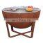 Mail Packing Rusty BBQ Wood Burner Outdoor Fire Pit Bowl