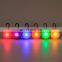 Manufacturer wholesale multi-colors plastic round cat pet dog led light ball tag