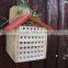 Rustic Wood Insect House, Wooden Bee House