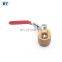 BT1033 best seller Full bore brass  water ball valve PN30