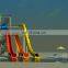 Popular Tube Fiberglass Water Slide, Closed Spiral Water Slide For Sale