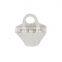 custom creative unique italian white luxury bag handbag shaped porcelain ceramic flower vase for home decor wedding