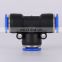 Air Hose Fittings Quick Connector 6mm 8mm 10mm 12mm  Plastic PE T Tee Type Tupe Pipe Pneumatic Fitting