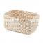 customized hand knitted multi color and functional storage cotton rope basket 1 package