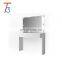 White LED Lighting and Mirror Dressing Table with Full-length mirrors