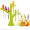 Decorative Bird Shape Plastic fruit pick Holder Rack