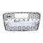 For Audi A7 change to RS7 front bumper grille ready to ship silver high quality mesh facelift 2013-2015