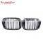 For BMW X3 X4 ABS Grill fit for BMW X series G01 G02  Bumper Grill  glossy black double slat line G01 G02 2018-IN
