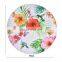2022 New Trendy Round Printing Washable Sponge Bath Mat Memory Foam Bathroom Rug
