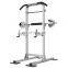 barbell set weight lifting all in one gym equipment at home fitness trainer adjustable multi function gym squat rack