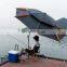 Multiple sizes outdoor fishing umbrella camping double-layer beach umbrella sun protection waterproof patio umbrellas