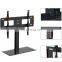 Modern Latest Design Universal Table Top TV Stand with Height Adjustable Glass TV Mount for 32-55