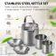Camping Cup Pot With Foldable Handles & Lid Stainless Steel Designed for Outdoor Camping Hiking Backpacking
