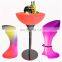 Outdoor Round Party Cocktail Night Club Furniture Led Bar Tables Banquet Lighting Led Cocktail Bar Table