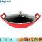 Amazon Hot Selling Kitchenware Cast Iron Wok