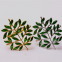 Green And Gold Leaf Colored Napkin Ring Holder On Wholesale