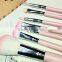 Cute quality hello kitty 7pcs beauty makeup brushes set
