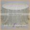 TL015A Luxury Black Damask Flocking Taffeta Tablecloths Table Overlays