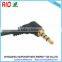 10cm gold right angle 4 poles 4C male to female 3.5mm TRRS cable