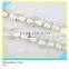 Fancy 888 Crystal Rhinestone and Pearl Trim Silver Chain For Bag Decoration