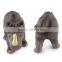 Top sale 17'' black rhinoceros soft plastic toy wild animals for children X012