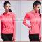 Wholesale Women gym sports ink long sleeve hoodie hooded sweatshirt
