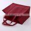 Custom printing non woven die cut handle apparel bag
