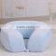 color plush velvet fabric outcover rebound memory foam neck well support u shape travel pillow