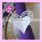 Pearlescent paper laser cut leaf flower heart love shape napkin ring MJ-19 Haoze Brand
