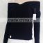 Boat neck knitting wear bowknot dual-use OL sweater pullover