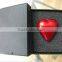 Heart shape U-disk plastic pendrive with real capacity