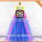 crochet baby girl party wear dress evening tutu girls elsa fabric knit dress fashion and hot party flower dress