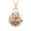 OEM Musical Bells Copper Cage Bola Pendant Necklace