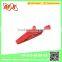 2016 Red or Blake High quality alligator clip With PVC Insulator Made In China