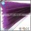 Different purple PET plastic broom fiber in level or crimp