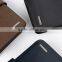 Brown Smooth Leather Men's Carrying Wallet Case Clutch Cell Phone Zippered Pouch