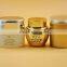 30g glass jar with screw top lid glass jar with lid gold glass jar