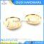 Common Design Shiny Light Gold Metal Decoration For Leather Shoe