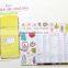China manufacturer custom tear-odd shopping list with rubber magnet as fridge magnet