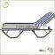 Hot Adjustable back Aluminum tube beach sun lounger