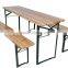 HL-3S-14009 Wooden Folding Beer Table Set/Beer Table and Bench/Wood Garden/Patio/Outdoor table set