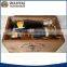personalised wine wooden crate storage box with lid