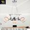 Modern white glass pendant lamp