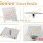 Beelee 2mm ultrathin stainless steel bath shower head