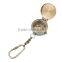 Solid Brass Compass With Lid Key Chain - Nautical Brass Compass Key chain 13417