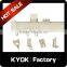 KYOK Hotel Flexible Plastic Curved Curtain Track , Electric Curtain Track,bendable Curtain Track