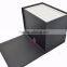 Black stackable wooden jewelry tray for ring pendant necklace bangle